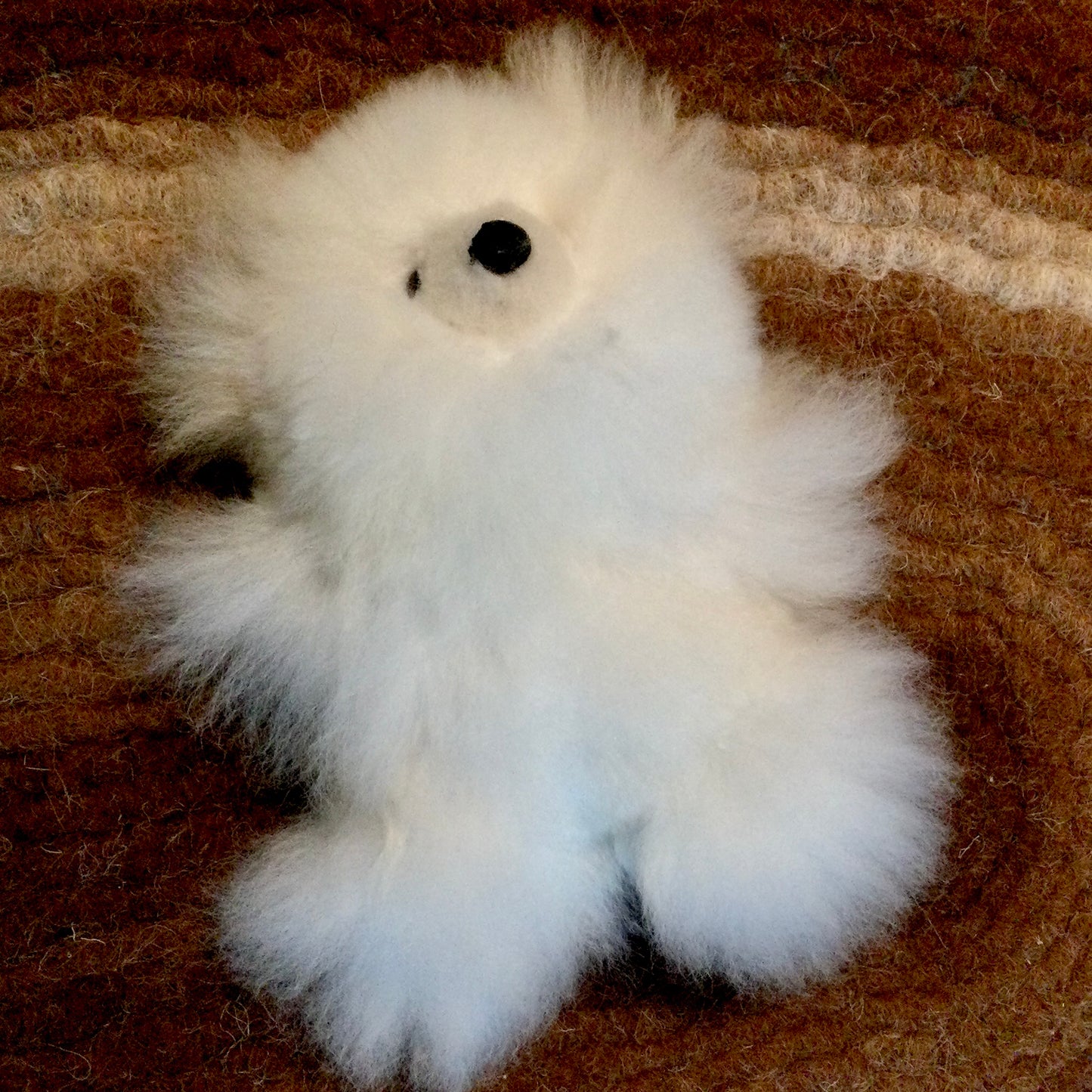 8" Stuffed Bears with Alpaca "Fur"