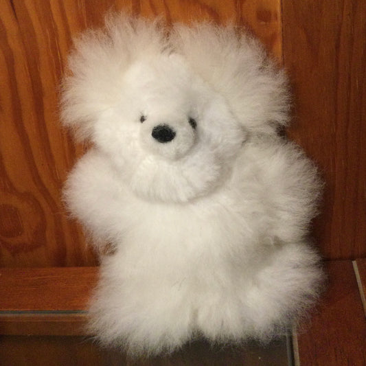 Pocket Bear Stuffed Animal with Alpaca "Fur"