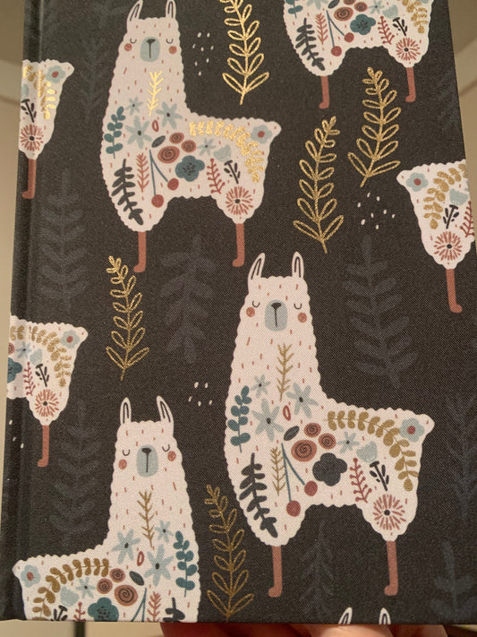 Alpaca Floral Journal