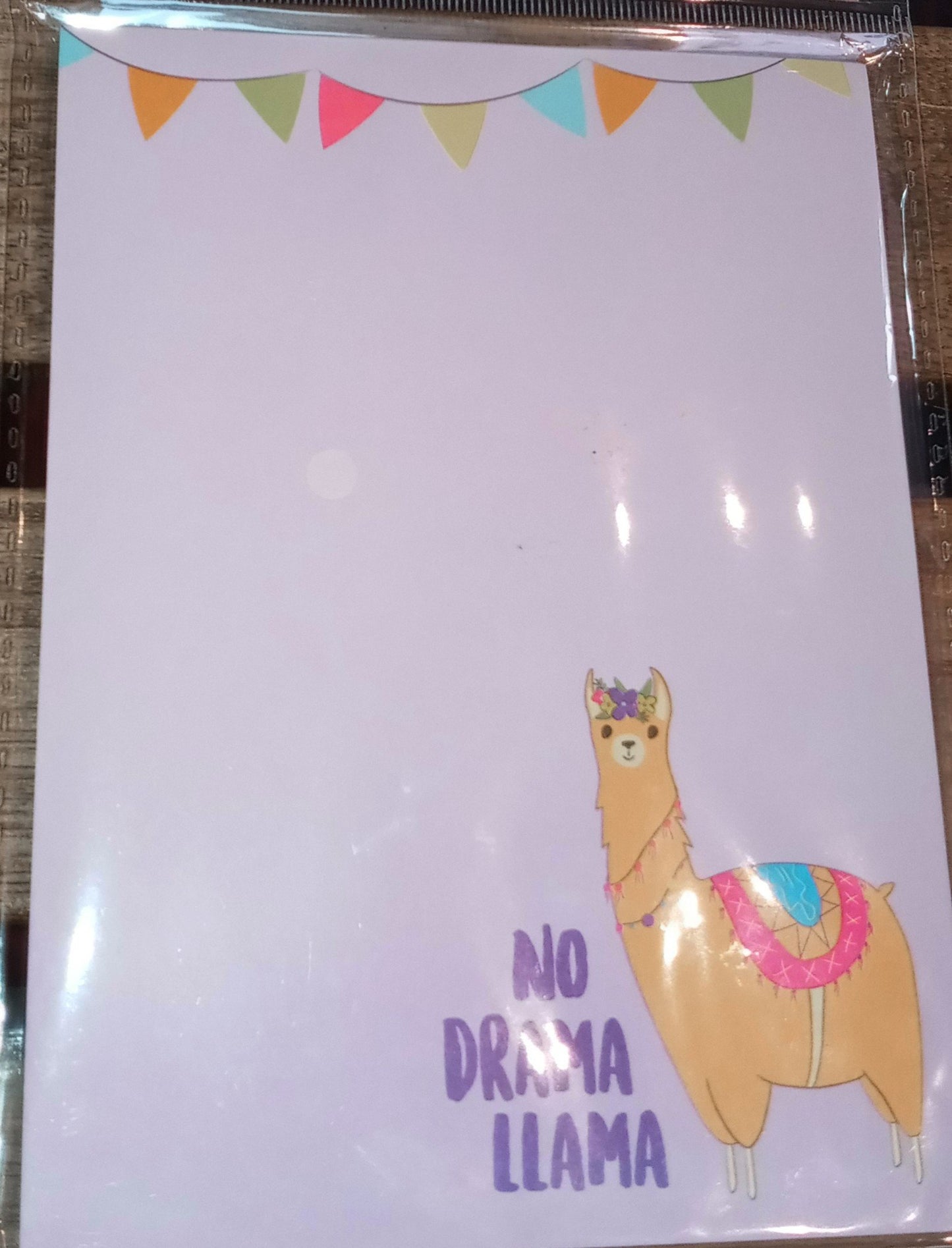 No Drama Llama Notepad